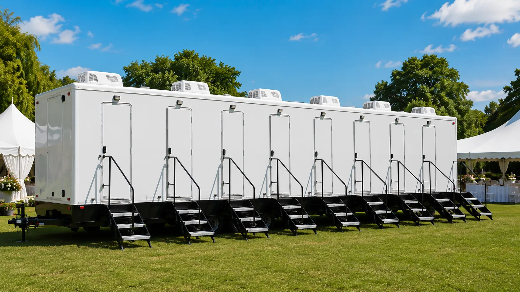 8 Stall Restroom Trailer in Ventura, CA