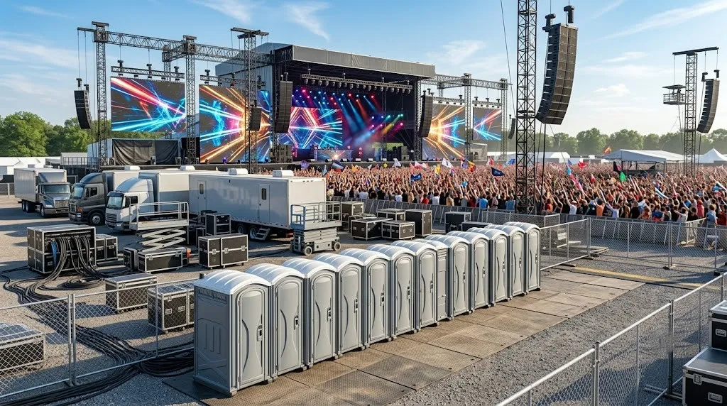Concert Restroom Rental in Ventura, CA